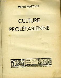 Culture prolétarienne.