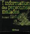 L'Information des personnes malades.. HOERNI Bernard