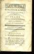 Bibliographie Instructive, ou Traité de la Connoissance des Livres rares et singuliers. TOME II. NON INDIQUE