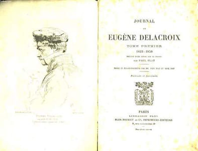Journal de Eugène Delacroix. TOME Ier : 1823 - 1850.