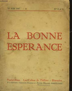 La Bonne Espérance. N°2 et 3, en un seul volume.