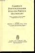Cassell's French-English et English-French Dictionary.. BAKER Ernest A.