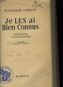 Je les ai Bien Connus