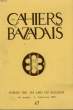 Les Cahiers du Bazadais. N°47. MARQUETTE Jean-Bernard & COLLECTIF