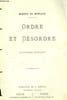 Ordre et D&eacute;sordre. MARQUIS DE MONTAIGU