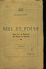 R&eacute;el et Po&eacute;sie.. DEDIEU Jean-Etienne.