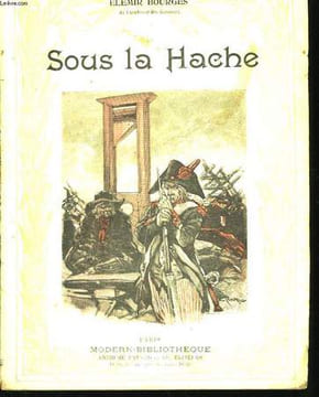 Sous la Hache.. BOURGES Elémir.