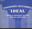 "Chaudières sélectionnées""Idéal""". IDEAL