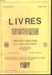 Catalogue de Livres. N°28. LIBRAIRIE ANCIENNE MILLESCAMPS