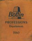 Bottin 1960. Professions - Départements.. DIDOT-BOTTIN