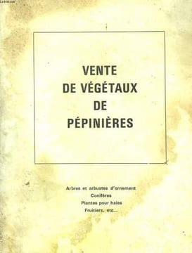Vente de végétaux de pépinières. LES PEPINIERES REUNIES