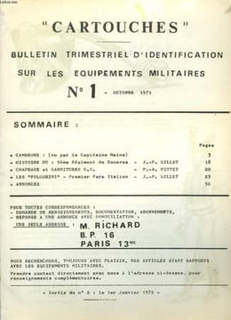 Cartouches N°1. RICHARD Michel