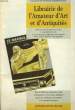 Catalogue de Vente par Correspondance. Automne / Hiver 1991 - 1992. LIBRAIRIE DE L'AMATEUR D'ART ET D'ANTIQUITES