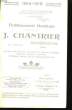 Etablisssement J. Chantrier. Catalogue 1914 - 1915. CHANTRIER J.