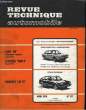 Revue Technique Automobile. N°377. CROMBACK Michel & COLLECTIF