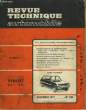 Revue Technique Automobile. N°318. CROMBACK Michel & COLLECTIF