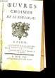 Oeuvres choisies de M. Rousseau.. ROUSSEAU M.