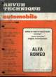Revue Technique Automobile Supplément au N°472 : Alfa Roméo.. CROMBACK Michel & COLLECTIF