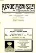 Revue Agricole de l'Afrique du Nord n°2119, 58ème année.. VIVET E. et BERTHAULT P.