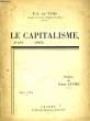 Le Capitalisme. Avant ... Après. DE TAXIS E.L