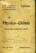 La Physico-Chimie. FAUVELLE Dr