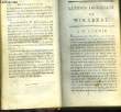 Lettres Originales. TOME Ier. MIRABEAU