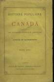 Histoire Populaire du Canada. BAUDONCOURT  Jacques de