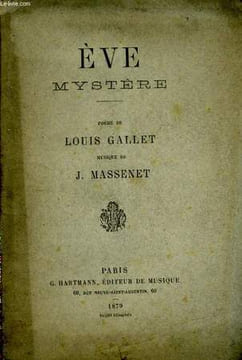 Eve. Mystère. GALLET Louis