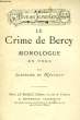 Le Crime de Bercy.. LEMERCIER DE NEUVILLE