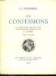 Les Confessions. TOME I et II (incomplet, manque le Tome III). ROUSSEAU J.-J.