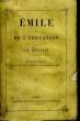 Emile ou De l'Education.. ROUSSEAU J.J.