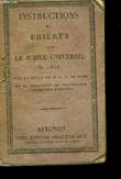 Instructions et Prières pour le Jubilé Universel de 1826. COLLECTIF