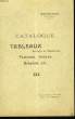 Catalogue de Tableaux anciens et modernes.. GARCIN et CHAMPSAUR