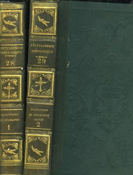 Encyclopédie Théologique, TOMES 28 et 29 : Dictionnaire de Géographie sacrée et ecclésiastique. (En 2 volumes). MIGNE Abbé / BENOIST