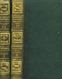 Encyclopédie Théologique. TOMES 18 et 19 : Dictionnaire de Cas de Conscience. (En 2 volumes).