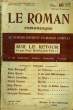 Le Roman Romanesque, n°18 : Sur le Retour, de Paul Margueritte.. TONNELLE Léon