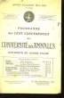 Programme des Cent Conférences de l'Université des Annales. Année scolaire 1911 - 1912. COLLECTIF