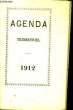 Agenda Trimestriel. 1912 (Avril - Juin). COLLECTIF