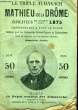 Le Triple Almanach Mathieu (De la Drôme). 1875. PAR LES SOMMITES SCIENTIFIQUES ET LITTERAIRES