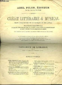 Catalogue de Librairie