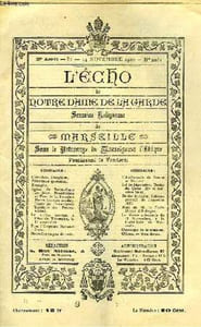 L'Echo de Notre-Dame de la Garde. N°2031 - 39ème année.