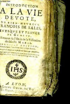 Introduction à la Vie Dévote, du bien heureux François de Sales, Evesque et Prince. COLLECTIF