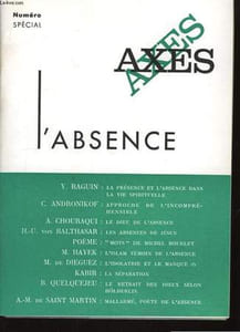 Axes. Numéro spécial.
