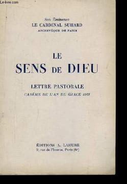 Le Sens de Dieu. CARDINAL SUHARD