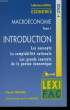 Macroéconomie. TOME 1 : Introduction.. MONJAL Claude et RAIMBOURG Ph.