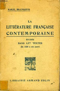 La Littérature Française Contemporaine.