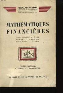 Mathématiques financières.
