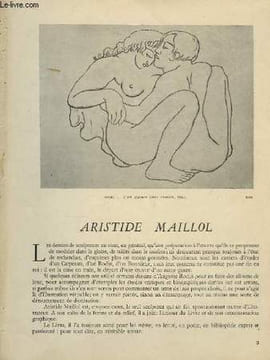 Aristide Maillol. MORNAND Pierre