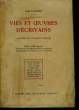 Vies et Oeuvres d'Ecrivains.. CHAIGNE Louis