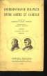 Correspondance échangée entre Goethe et Carlyle.. NORTON Charles Eliot